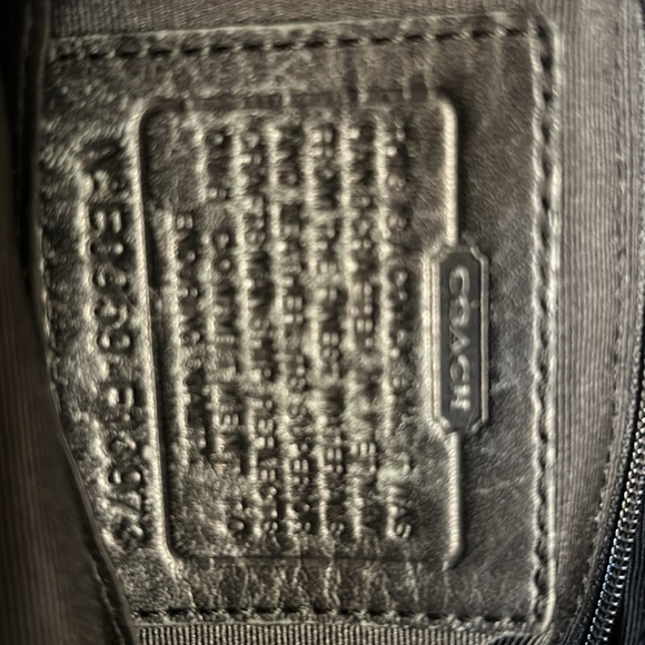 Coach Grey/Black Turnlock Shoulder Bag - Picture 6 of 6